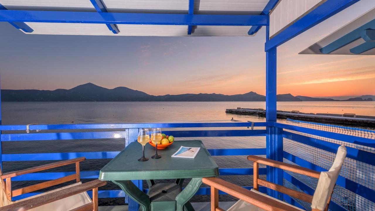 Blue Traditional Boathouse In Klima Klima  Экстерьер фото